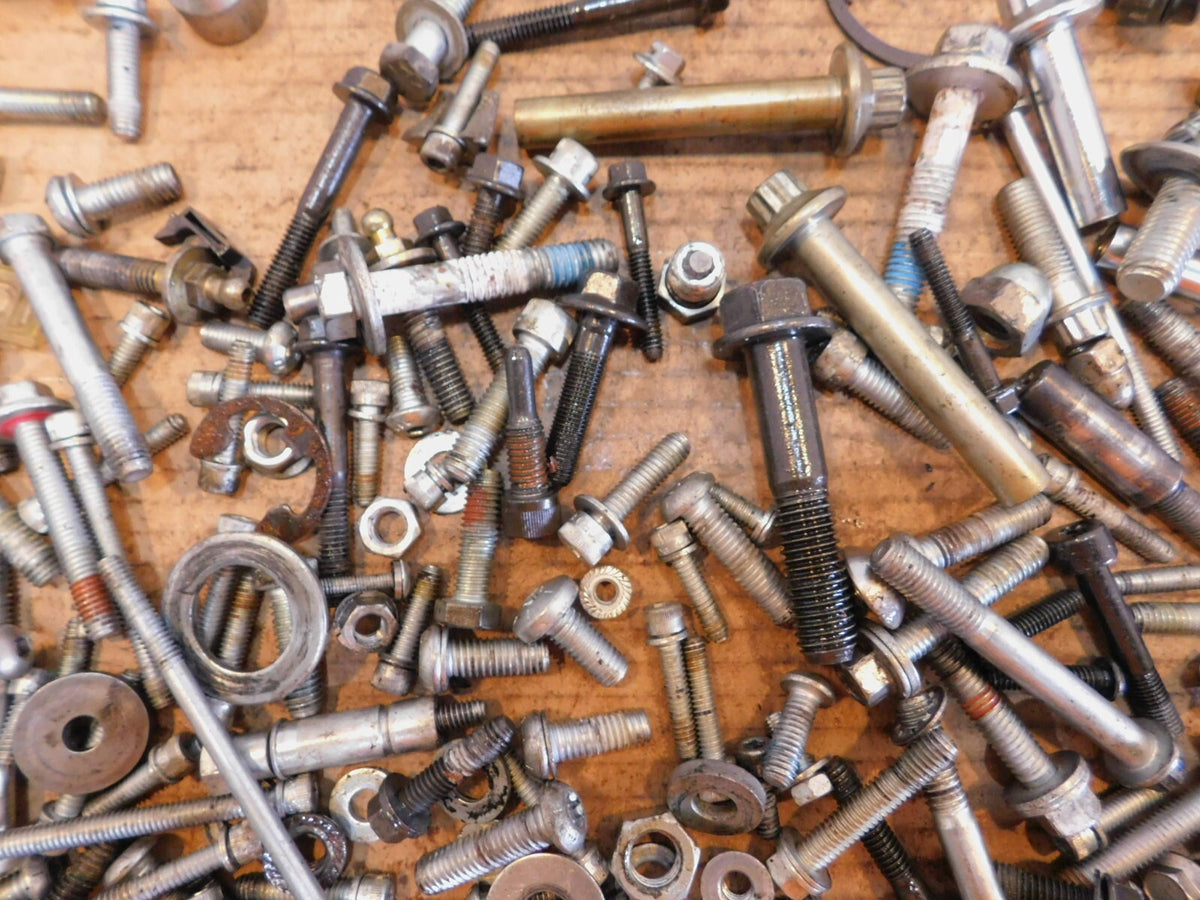 2013 Harley Davidson Dyna Wide Glide FXDWG Engine Nut Bolt Bracket Parts Box Lot - C3 Cycle