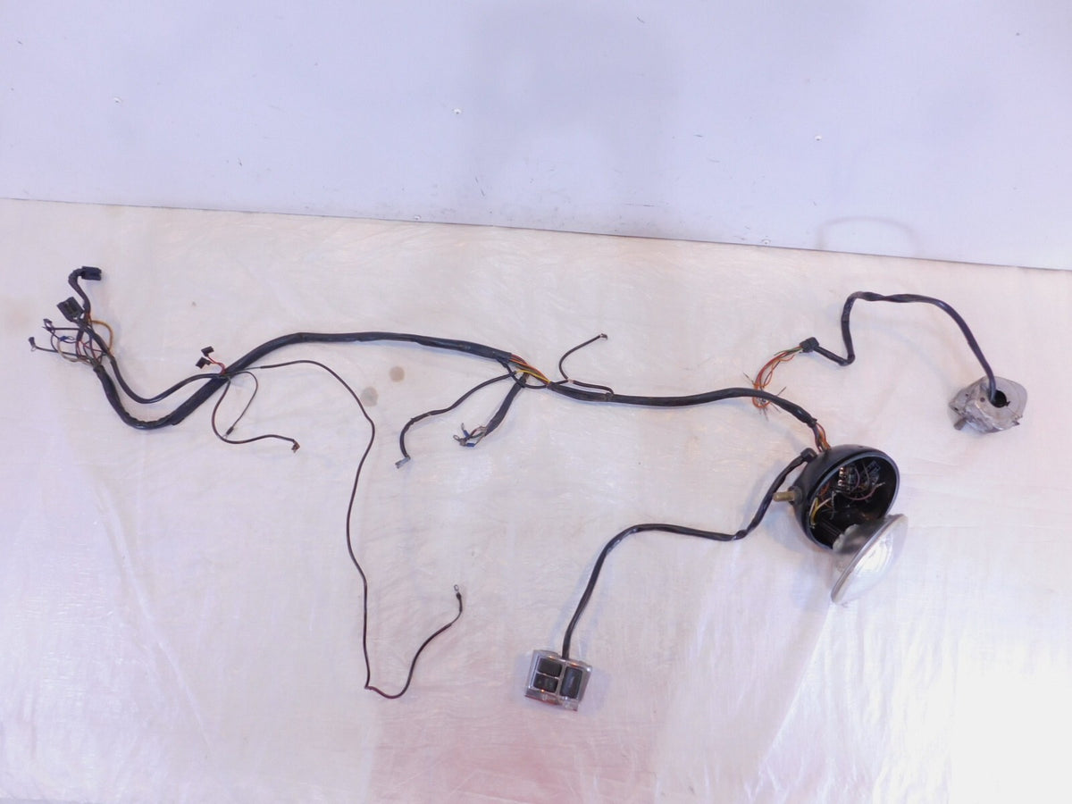1984 & 1985 Harley Davidson Sportster XLH Ironhead 1000 Main Wiring Wire Harness - C3 Cycle