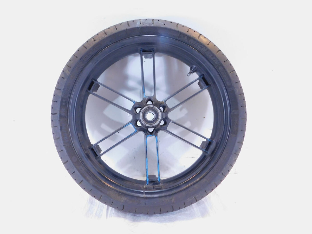 2006-2010 Buell XB XB12 XB12X Ulysses Cast 6 Spoke Front Black Wheel Rim & Tire - C3 Cycle