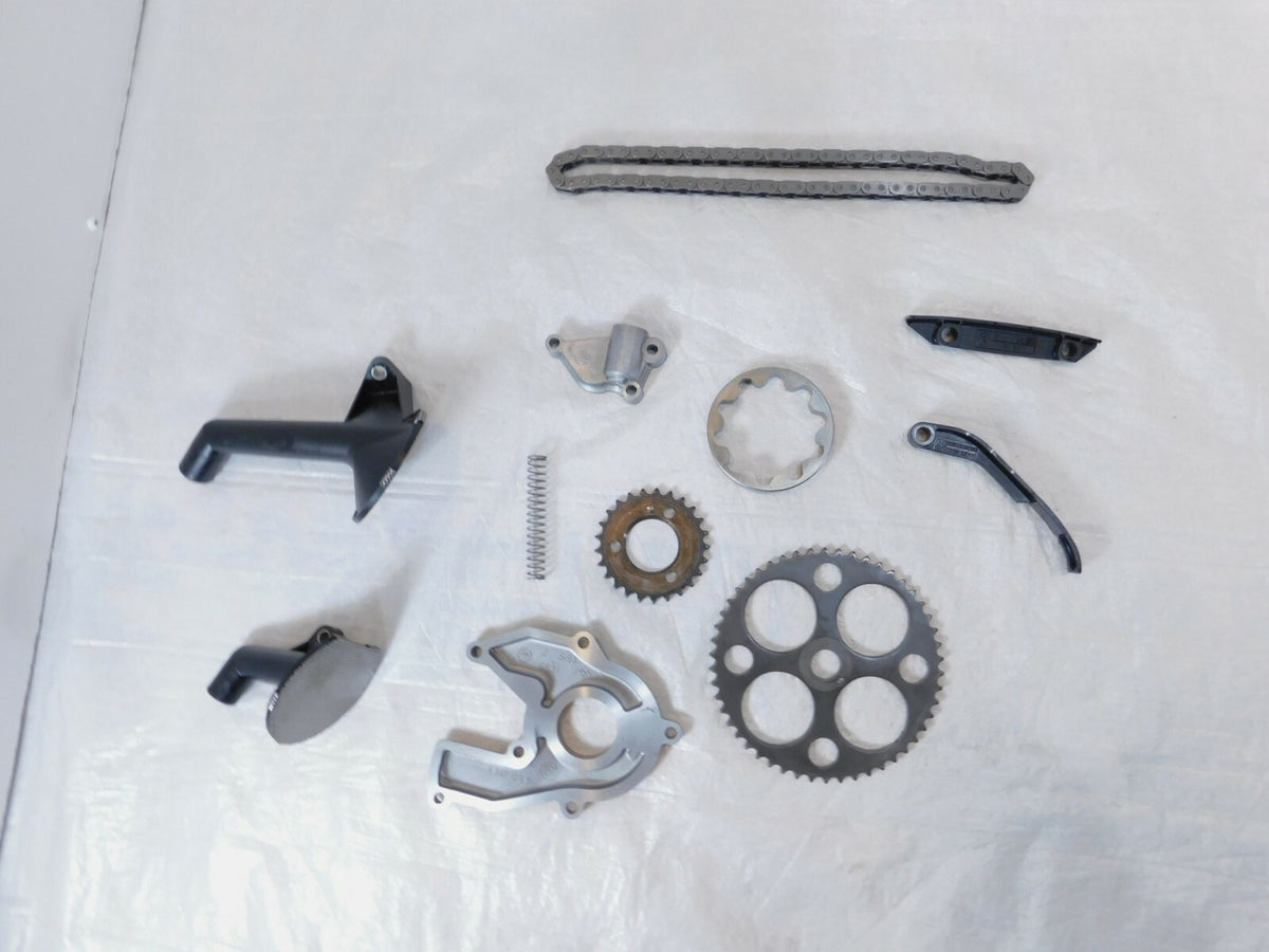 1998-2001 BMW R1100 R1100R Oil Pump Gears Sprockets Guides Strainers & Chain Lot - C3 Cycle
