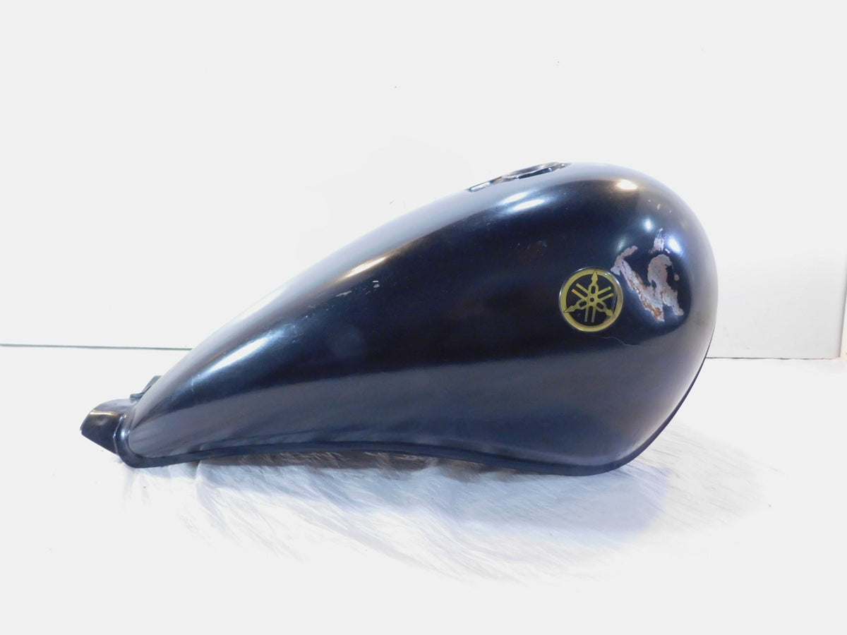 1983 83 Yamaha XJ750 Maxim 750 Black Gas Petrol Fuel Tank Reservoir- Dented - C3 Cycle