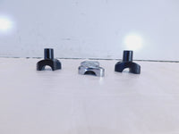 Harley Davidson Sportster 883 Chrome Eagle Spirit Handlebar Bar Riser Clamps - C3 Cycle