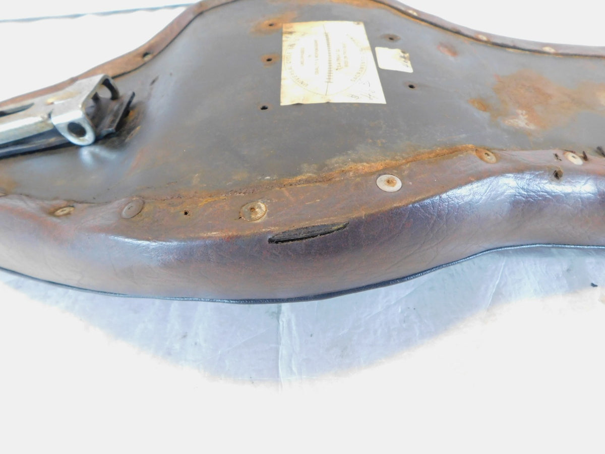 1957-1978 Harley Davidson Sportster 900 & 1000 Brown Leather Front & Rear Seat - C3 Cycle