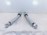 09-13 Harley Davidson Electra & Street Glide Chrome Front Fork Shocks - Bent - C3 Cycle