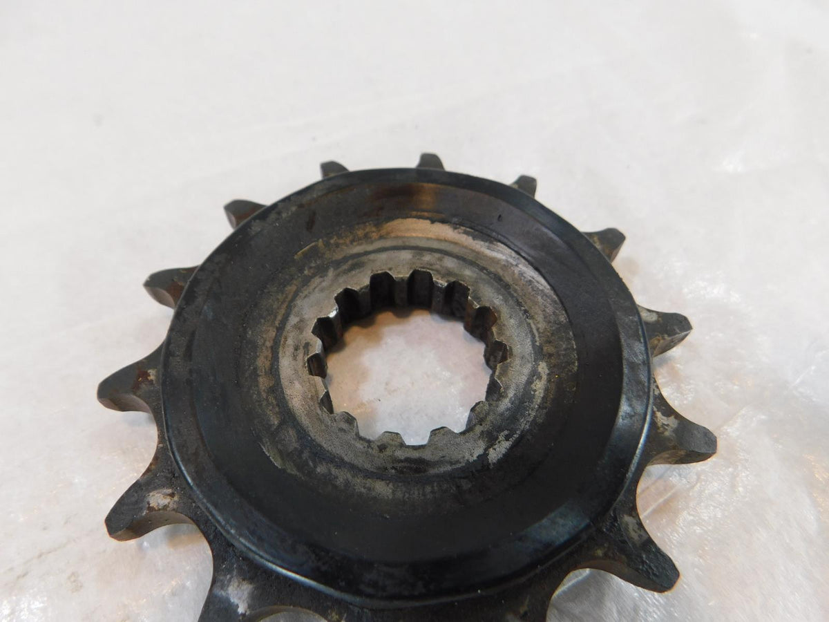 Kawasaki KLX250S KLX 250 Front Transmission Output Drive Chain Sprocket (14T)