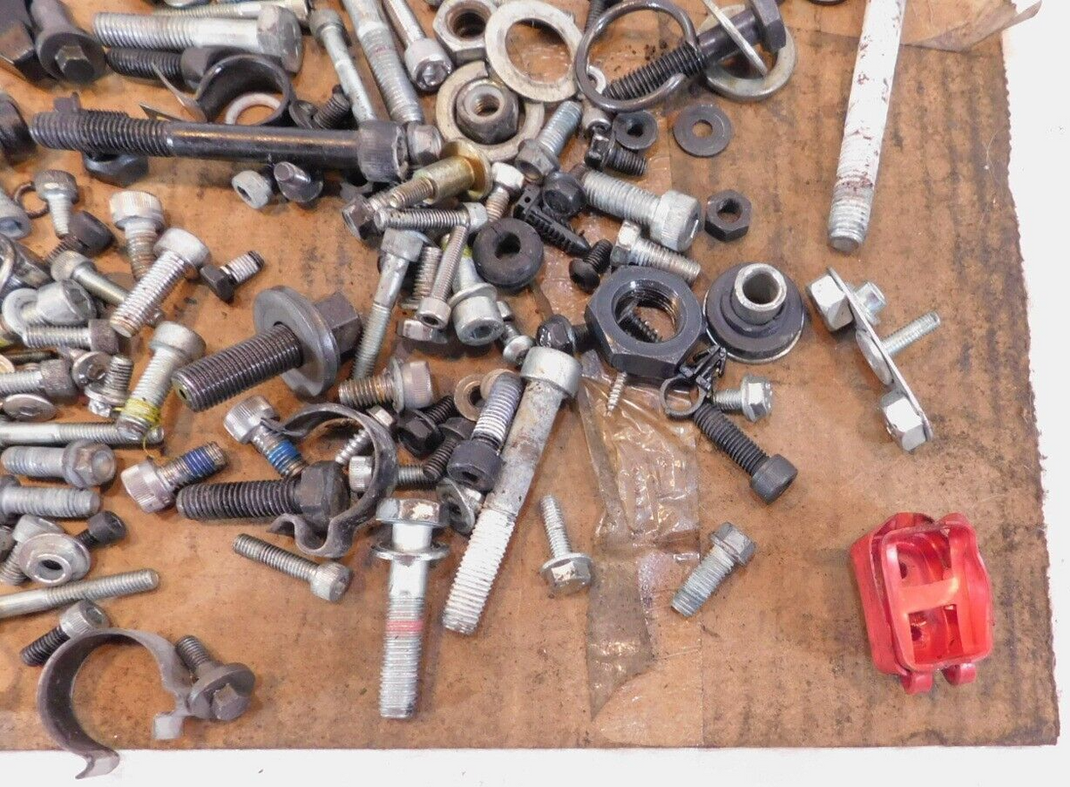 2005 05 Victory Vegas Misc Hardware Nuts Bolts Brackets Washers Parts Box Lot - C3 Cycle