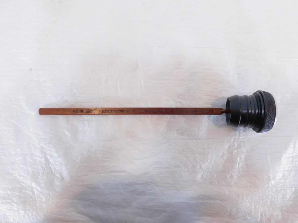 Harley Davidson Dyna Wide Super Glide Low Rider Black Engine Oil Level Dipstick
