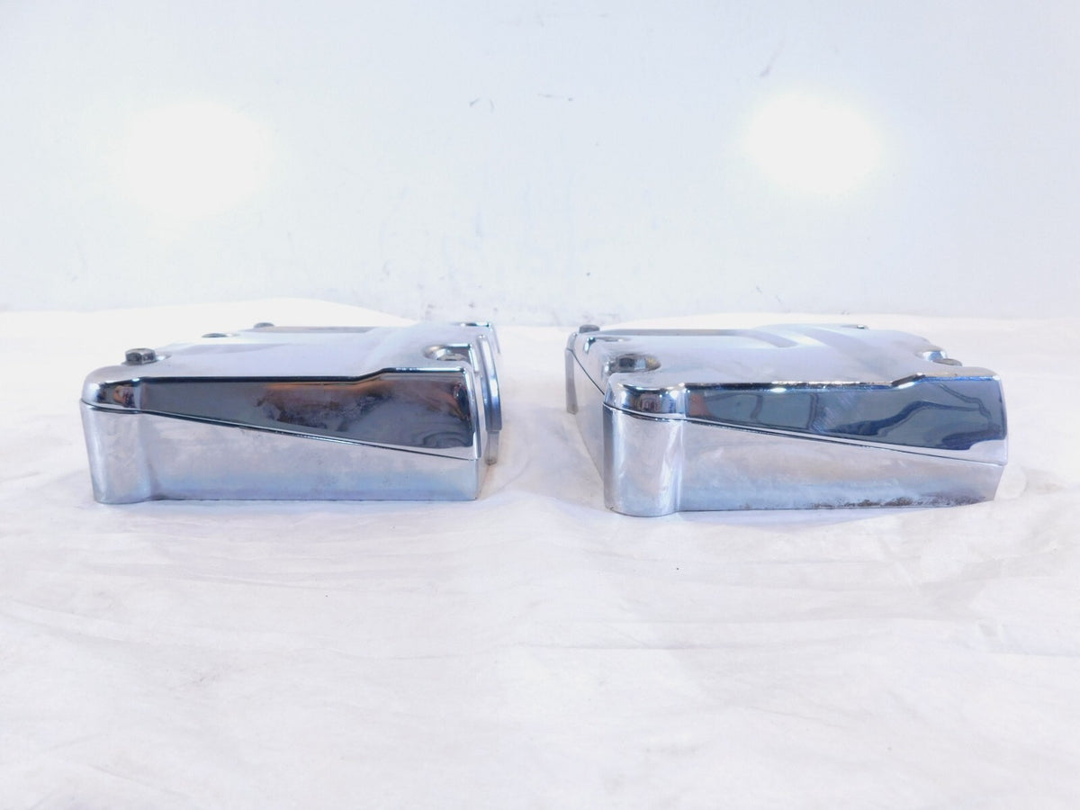 Harley Davidson Touring Dyna & Softail Chrome Cylinder Head Rocker Boxes - C3 Cycle