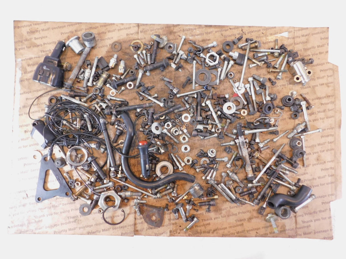 2014 14 Indian Chieftain Engine Bolts Nuts & Brackets Hardware Parts Box Lot - C3 Cycle