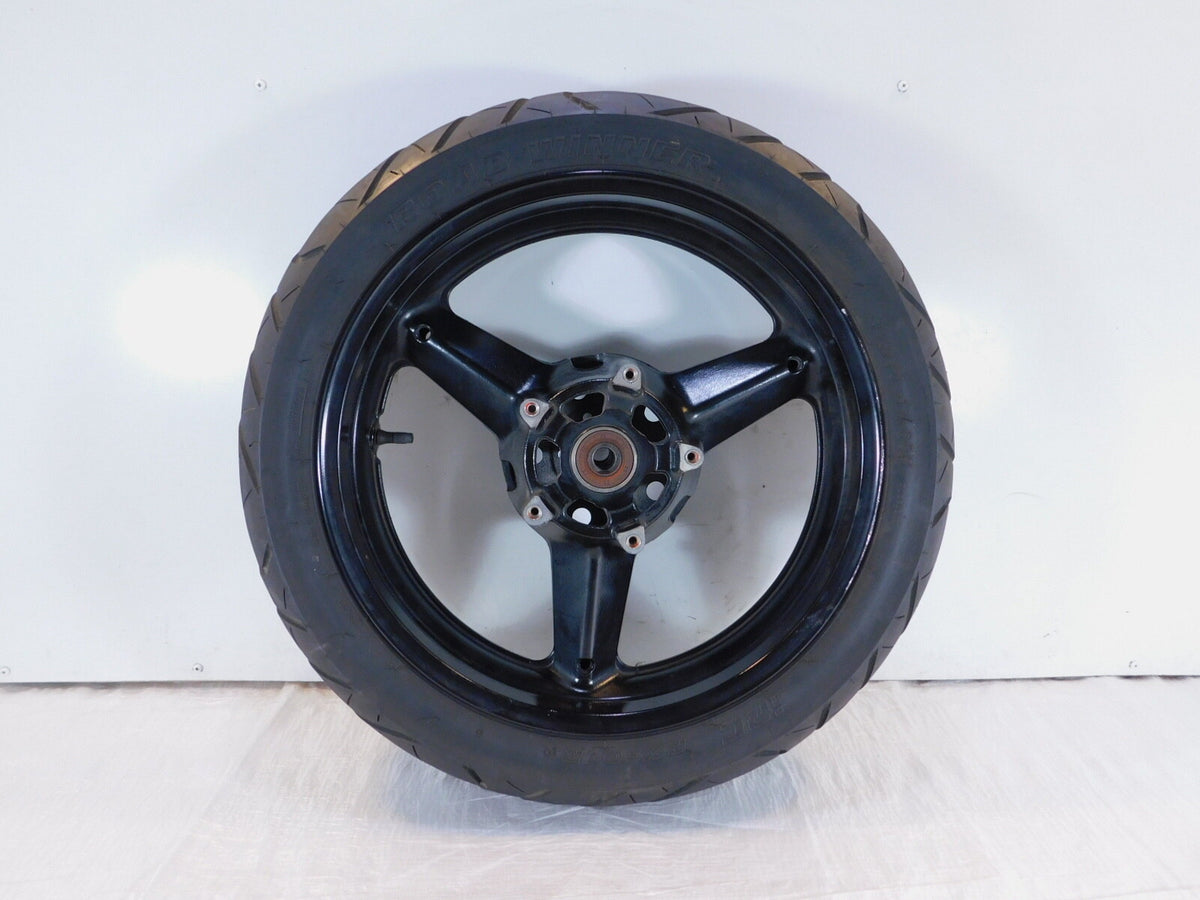 Suzuki GW250 Inazuma 250 L3 L4 L5 L7 Black Rear 3 Spoke Wheel Rim & Tire 17"x4" - C3 Cycle