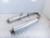 Pair Ducati Sport Touring ST4 Silver Rear Left/Right Exhaust System Mufflers - C3 Cycle