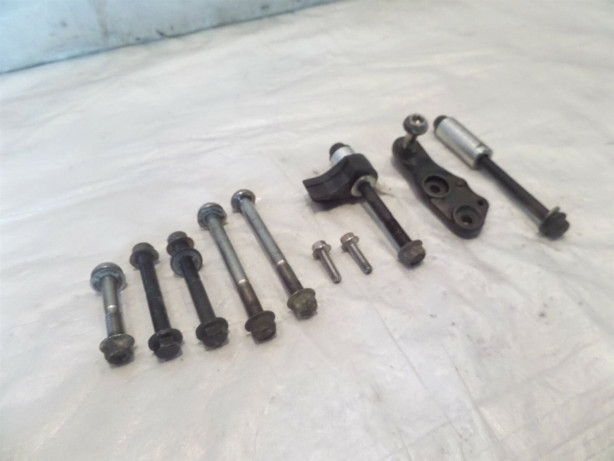 2007-2012 Triumph Tiger 1050 SE Engine Motor Frame Mount Bolts & Bracket Lot - C3 Cycle