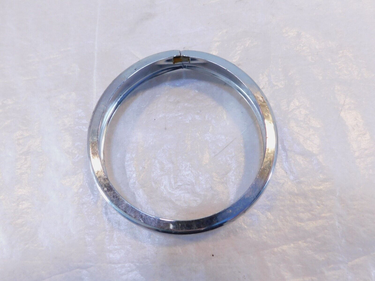 Harley Touring Electra Glide & Softail Passing Fog Light Lamp Chrome Trim Ring - C3 Cycle