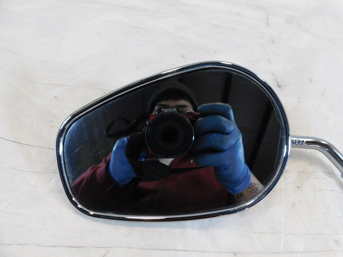 Harley Dyna Sportster Softail FXR & Sportster Front Left Chrome Rear View Mirror