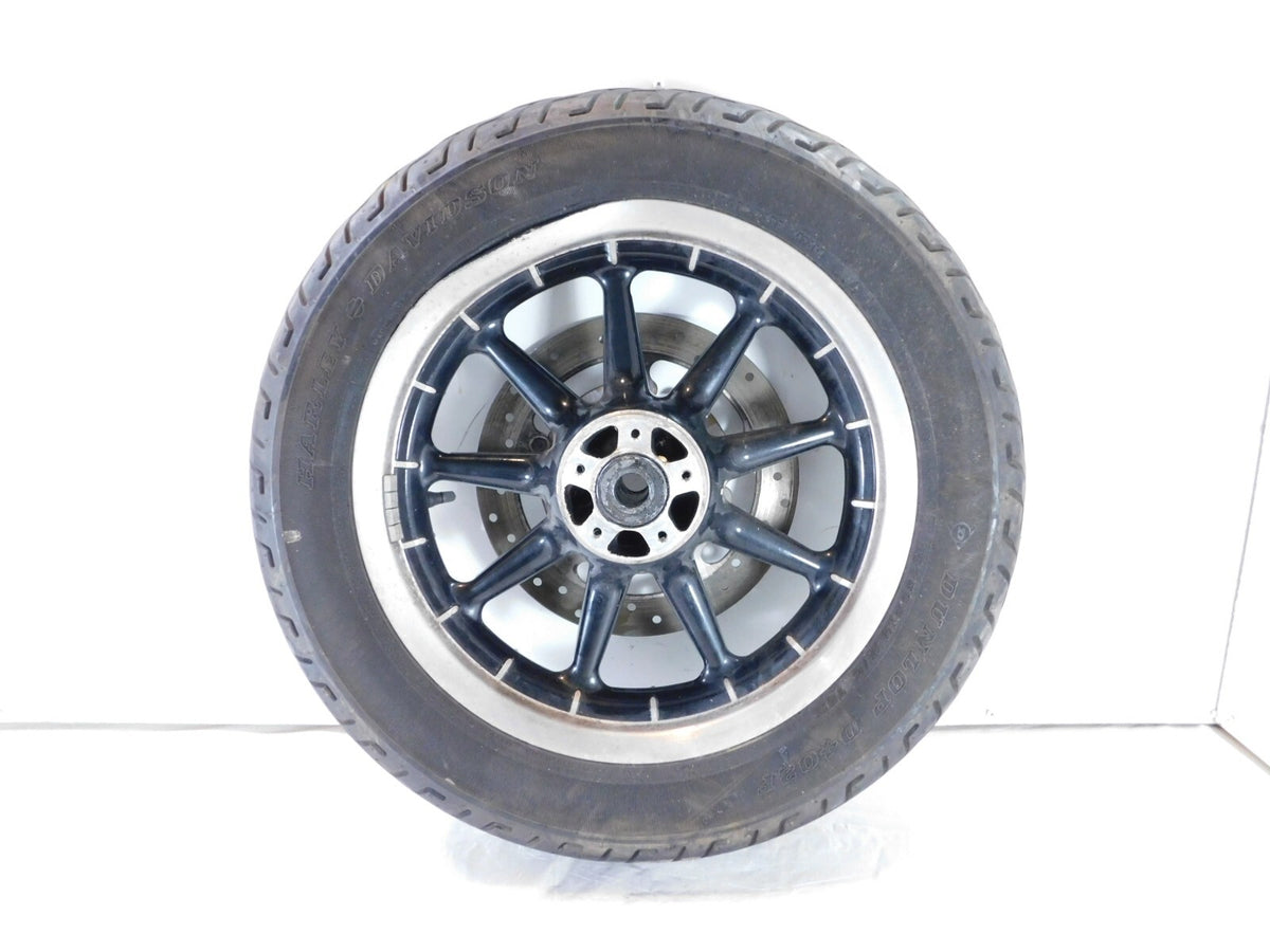 Harley Touring Road King & Electra Glide Cast Front Wheel Rim w/ Tire -Bent - C3 Cycle