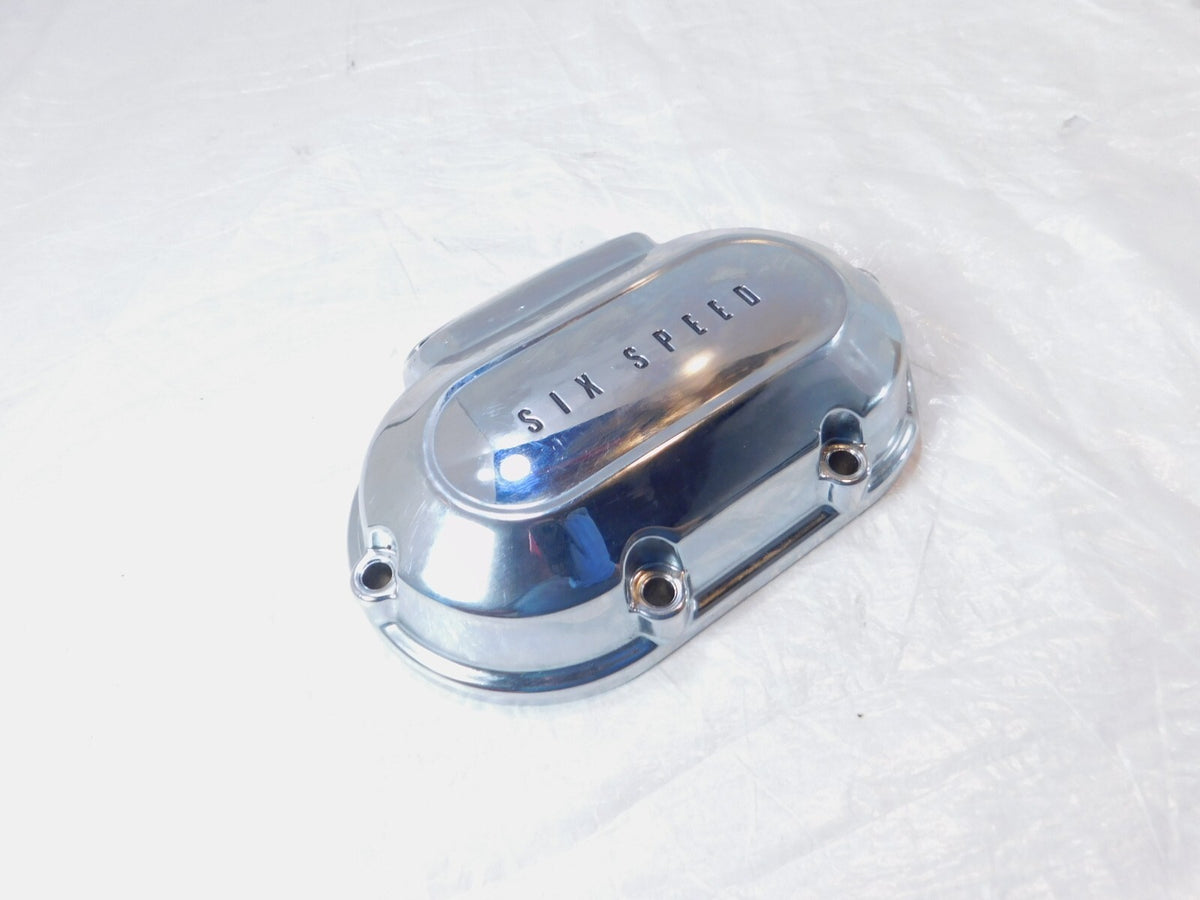 Harley Davidson Dyna & Softail Twin Cam Chrome 6 Speed Transmission Side Cover - C3 Cycle