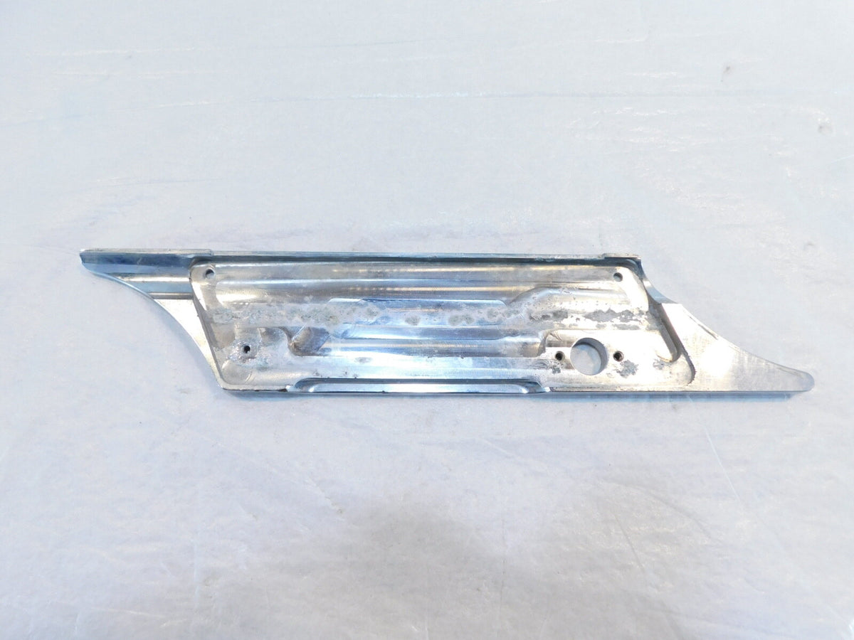 Harley Touring Road King Electra Street Glide Chrome Right Saddlebag Latch Cover - C3 Cycle