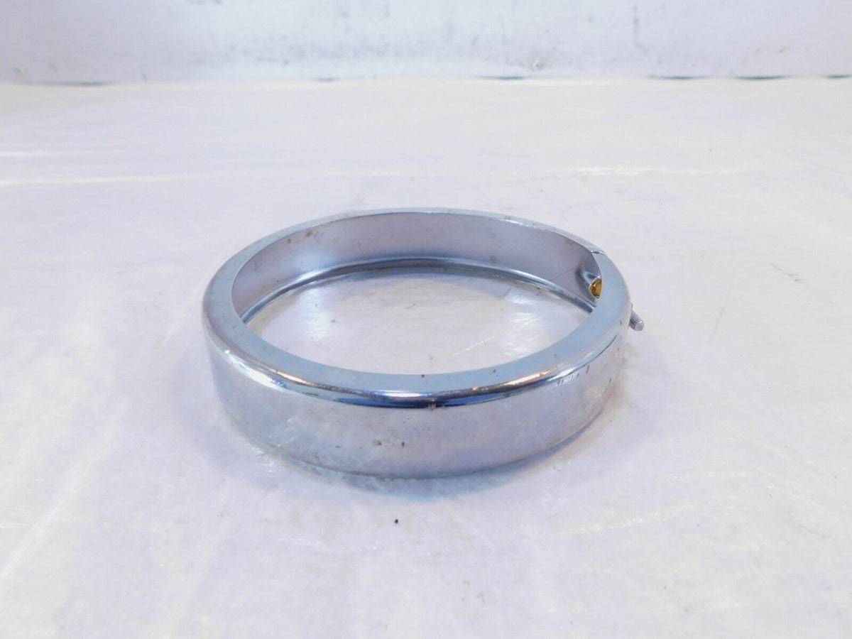 Harley Touring Electra Glide & Softail Passing Fog Light Lamp Chrome Trim Ring - C3 Cycle