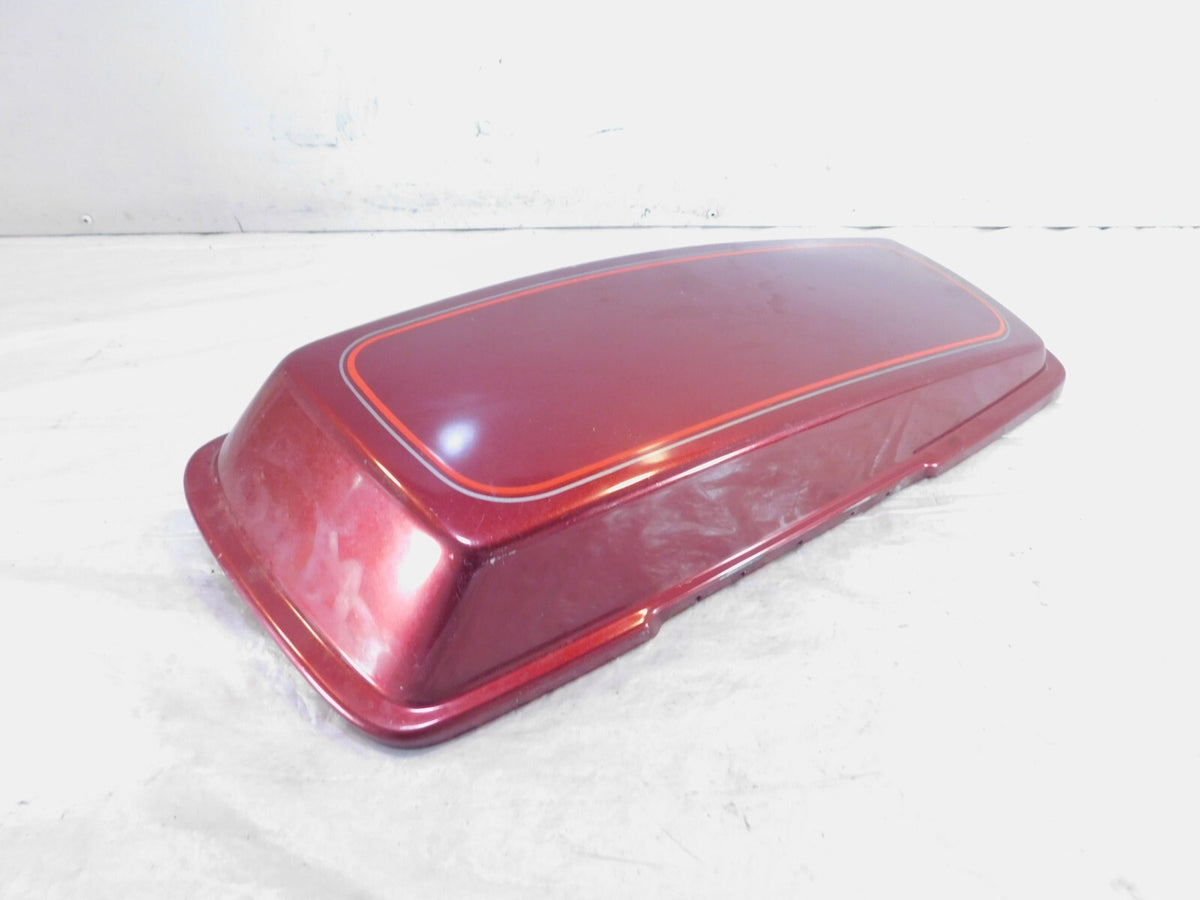 Harley Davidson Touring Road King & Electra Glide Red Left Saddlebag Cover Lid - C3 Cycle