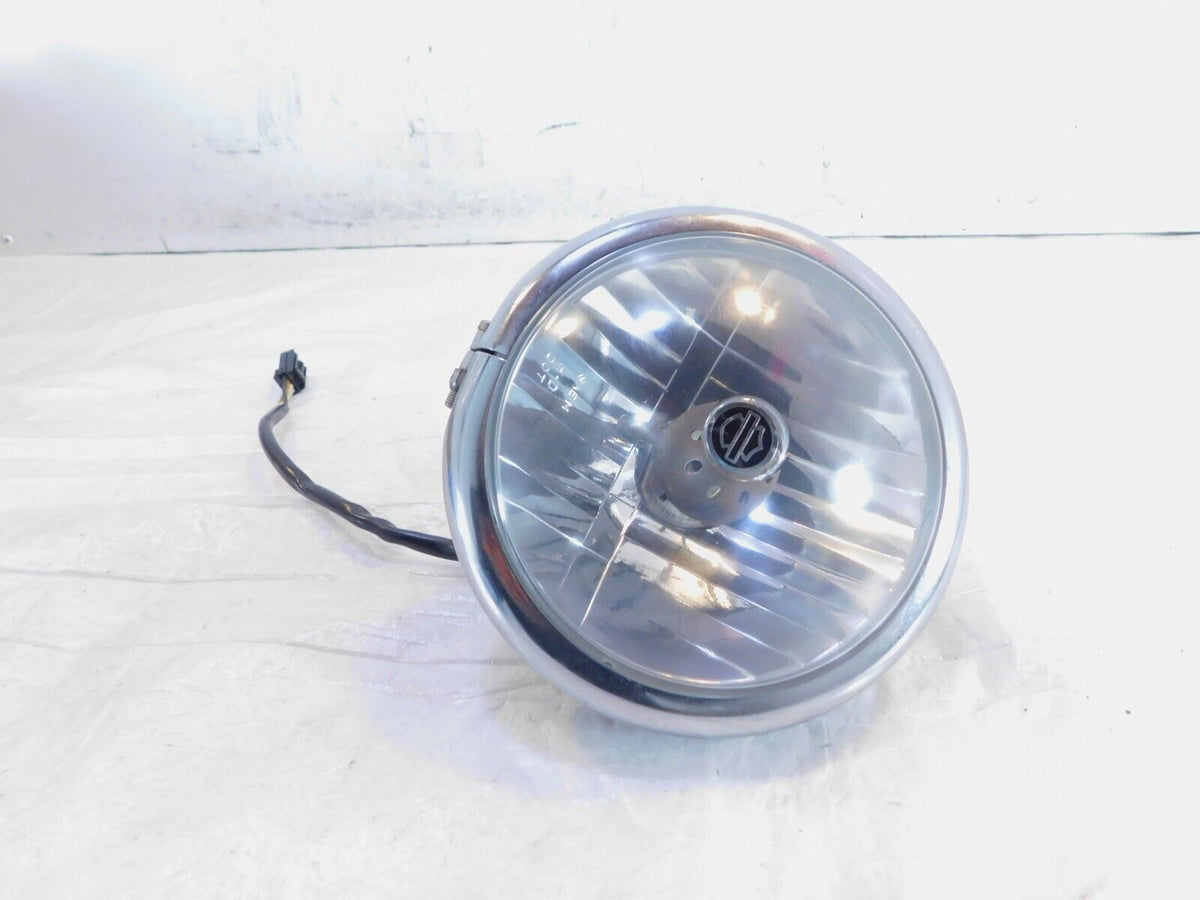 Harley Davidson Dyna Low Rider V-Rod Black Headlamp Headlight & Bucket Housing - C3 Cycle