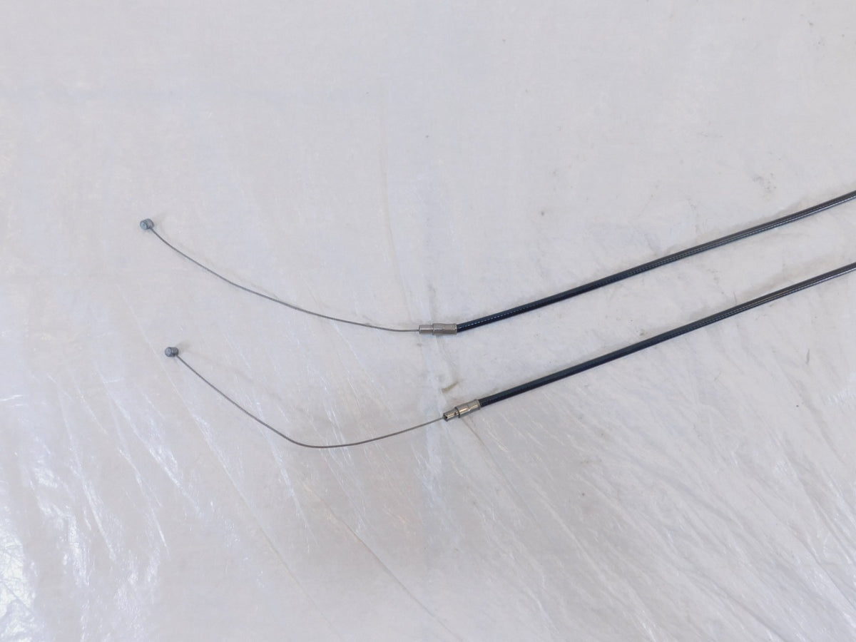 1997 & 1998 Buell Thunderbolt S3 Black Front Hand Control Throttle Cables - C3 Cycle