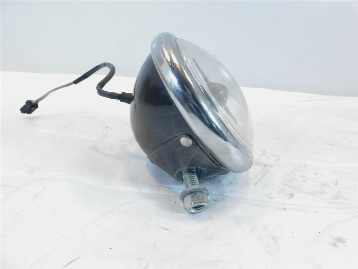 Harley Davidson Sportster 883 & 1200 Black Headlight Headlamp w/ Bucket Housing