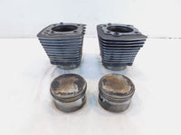 Pair Harley Sportster 1200 Black Engine Cylinder Barrel Jugs & Pistons - Rust - C3 Cycle
