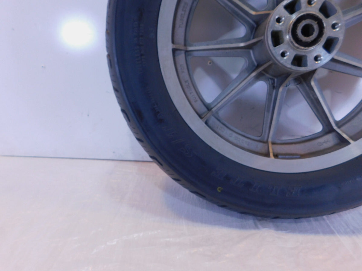 Harley Davidson Dyna Softail Sportster 883 1200 Silver Cast Rear Tire Wheel Rim - C3 Cycle