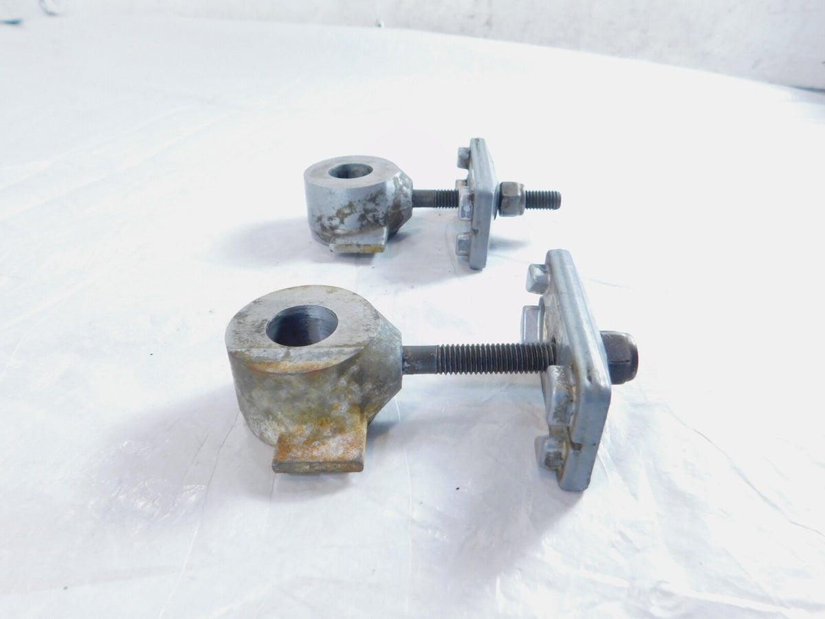 2002 MZ Skorpion Tour MZ660 660 Left & Right Rear Swingarm Axle Chain Adjusters