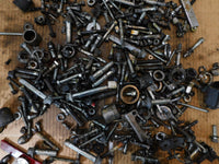 99 Harley Davidson Dyna Wide Glide FXDWG Engine Nut Bolt Brackets Parts Box Lot - C3 Cycle