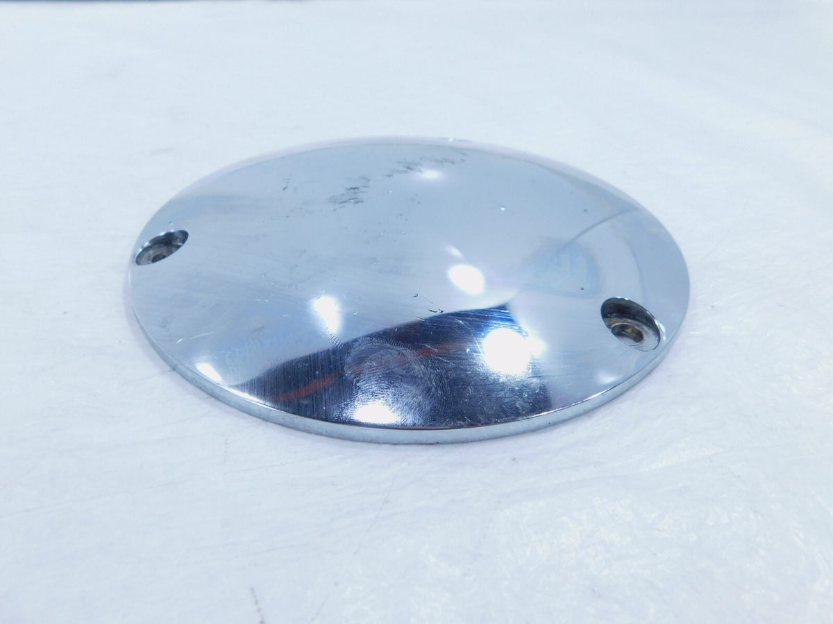 Harley Davidson Evo Softail Dyna & FXR Left Engine Chrome Derby Clutch Cover - C3 Cycle