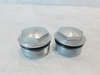 Triumph Street Scrambler & Street Twin Front Wheel Fork Cap Plugs - T2041156 - C3 Cycle