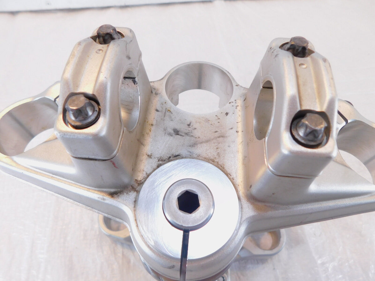 2009-2014 BMW F800R F800 R Silver Front Fork Steering Stem Triple Tree Bridge - C3 Cycle
