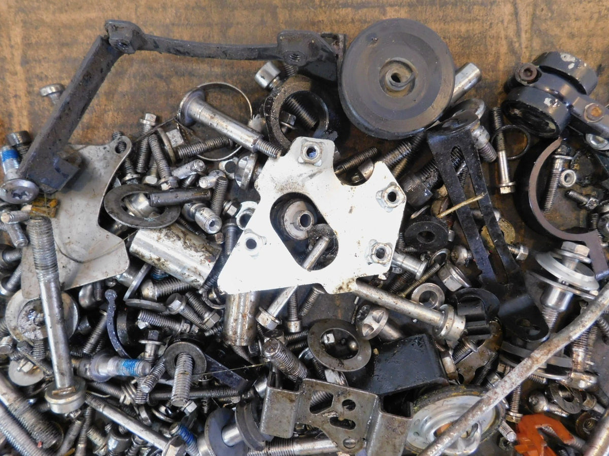 2013 13 Triumph Street Triple 675 Misc Nuts Bolts & Brackets Parts Box Lot - C3 Cycle