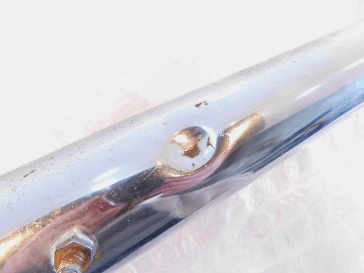 BMW Airhead R80RT R100CS R100RS R100RT R100/T Silver Left Muffler Exhaust Pipe - C3 Cycle