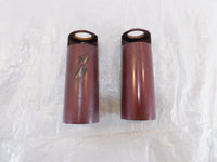 1972 72 Honda CB350K CB350K4 350 Maroon Front Lower Left/Right Fork Leg Covers - C3 Cycle