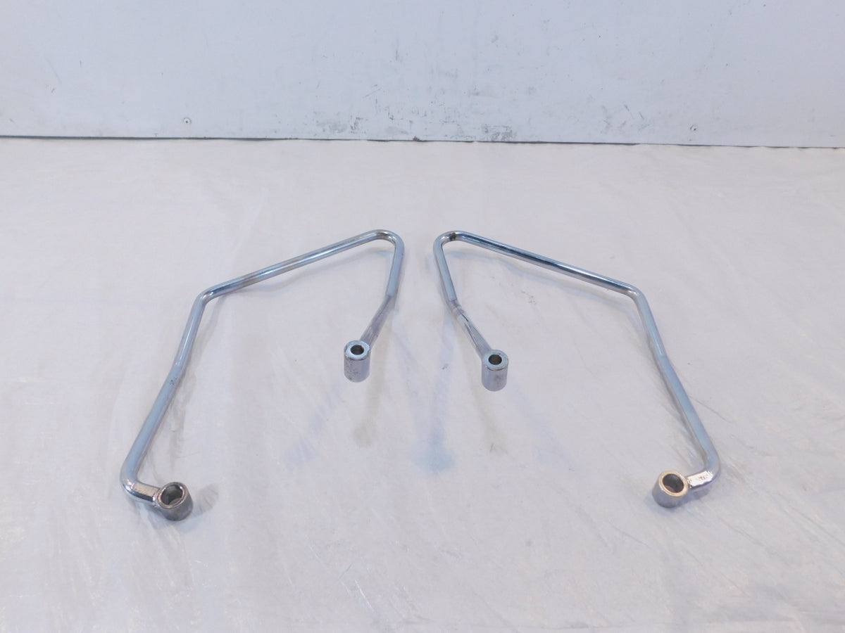 1994-2003 Harley Davidson Sportster 883 1200 Chrome Saddlebag Guard Rail Bars - C3 Cycle