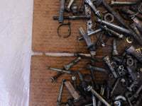 1986-1990 Harley Davidson Sportster 883 & 1200 Nut Bolt & Brackets Parts Box Lot - C3 Cycle