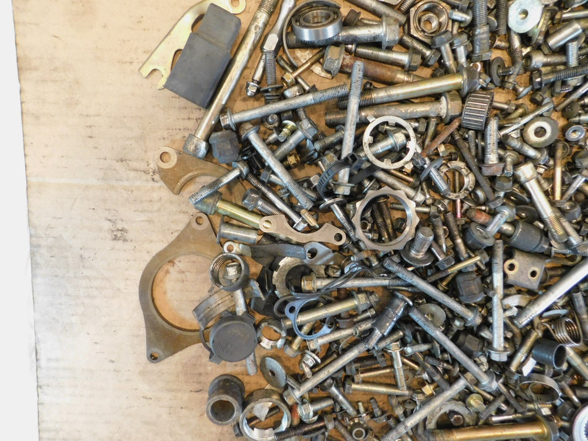 2001 01 Honda GL1800 Goldwing 1800 Nuts Bolts & Brackets Hardware Parts Box Lot - C3 Cycle