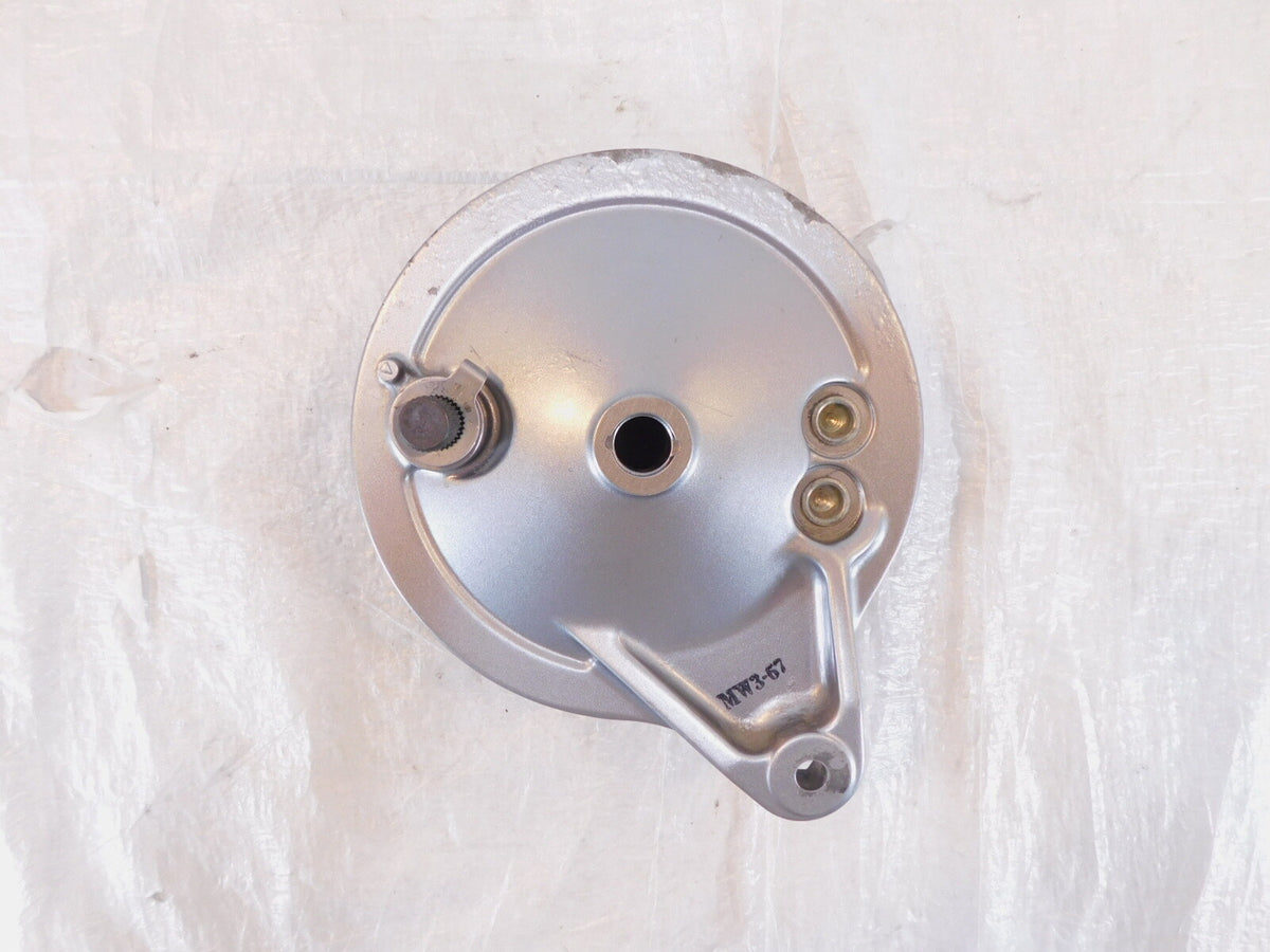 1991-1995 Honda Nighthawk 750 CB750 Rear Wheel Brake Drum Hub Cover Plate Shoes - C3 Cycle