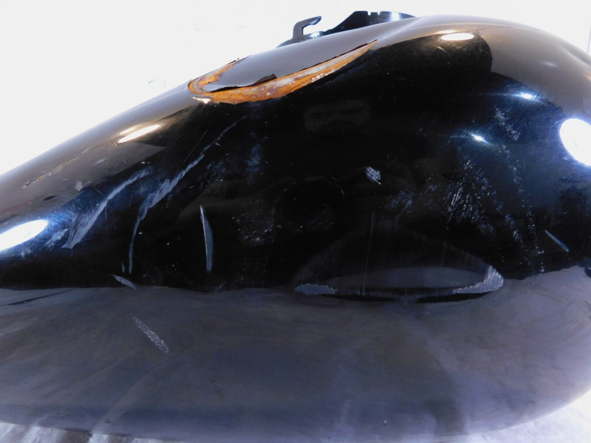 Harley Davidson Road Street & Electra Glide Black Fuel Gas Petrol Tank -Dented - C3 Cycle