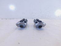 Harley Touring FXR Dyna Sportster & Softail Chrome & Rubber Footpegs Footrests - C3 Cycle