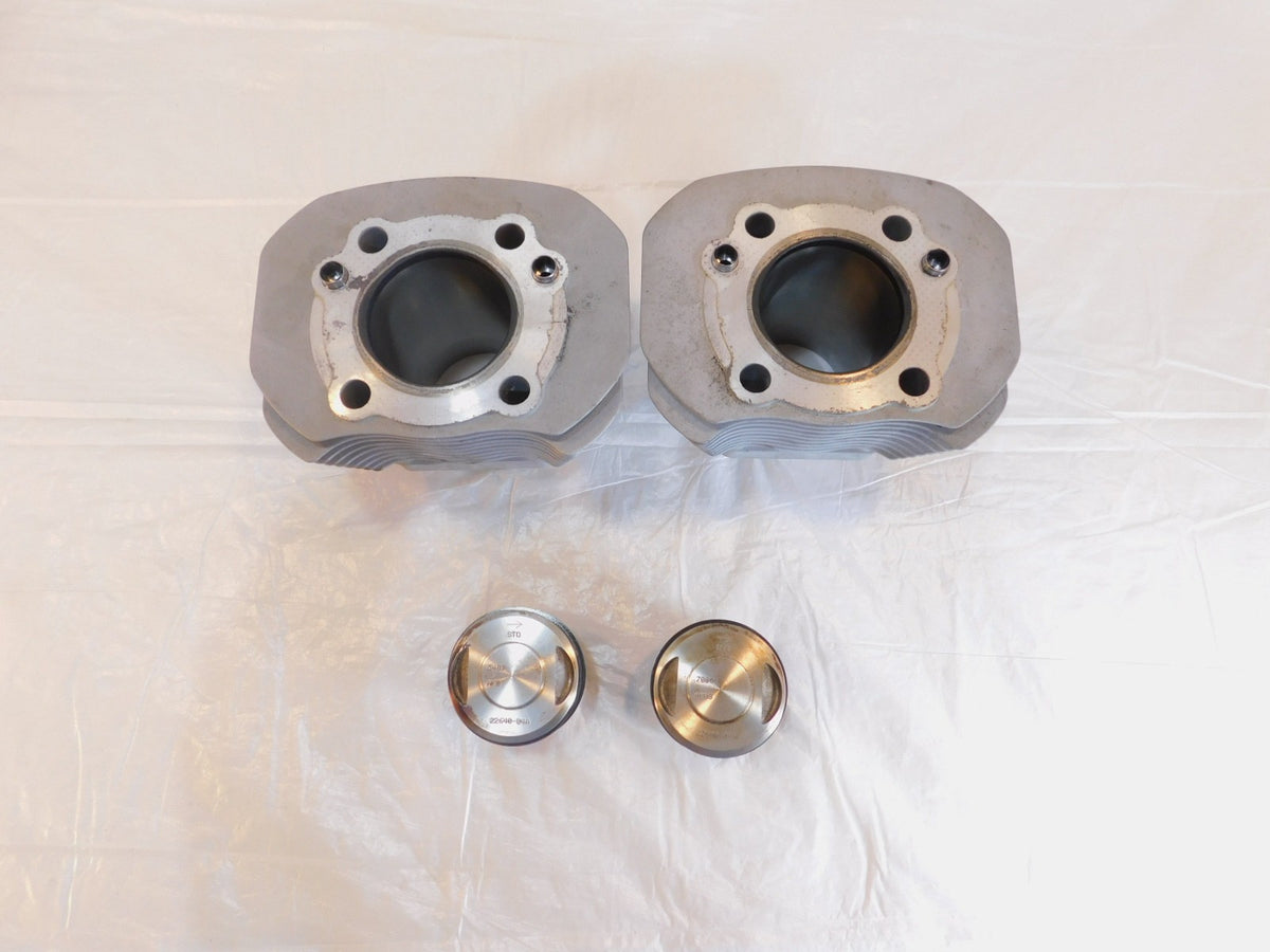 Harley Davidson Sportster 883 Custom & Low Silver Cylinders Barrels w/ Pistons - C3 Cycle