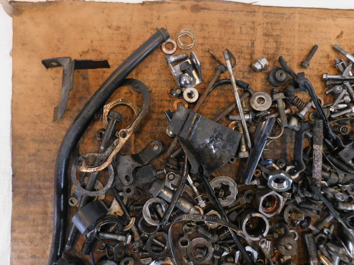 2002 Suzuki Savage 650 LS650P  Misc Hardware Nuts Bolts Brackets Parts Box Lot - C3 Cycle