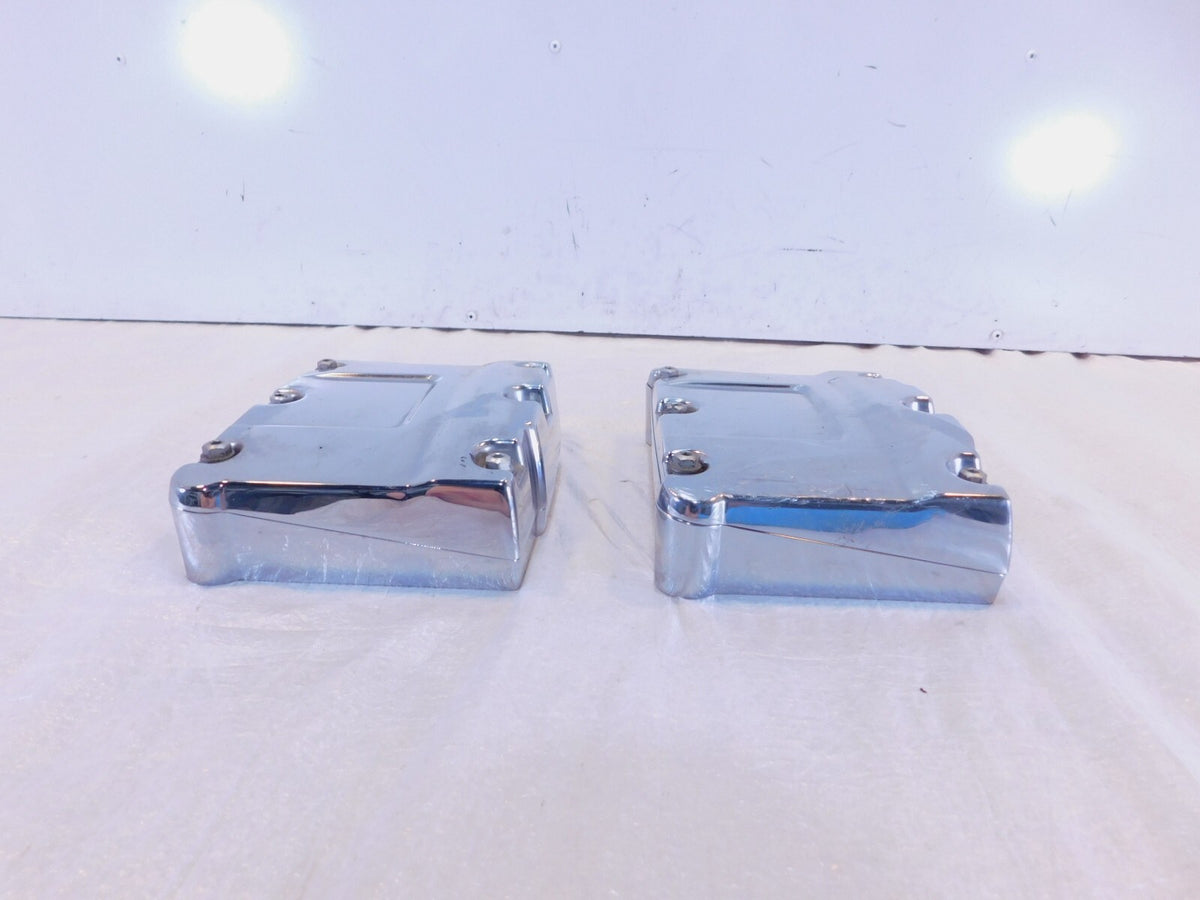Harley Road King Dyna & Softail Chrome Cylinder Head Top Rocker Boxes & Arms - C3 Cycle
