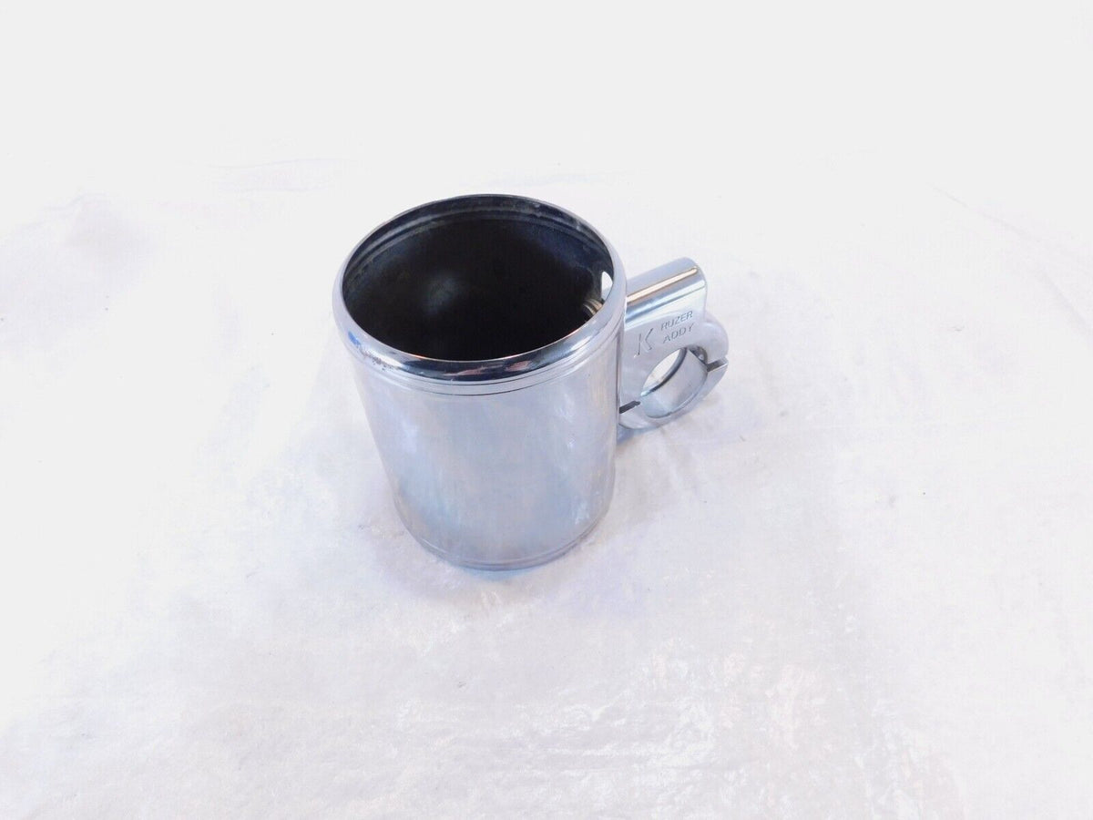 Harley Electra Glide Chrome Kruzer Kaddy Handlebar Cup Holder & Mount Bracket - C3 Cycle