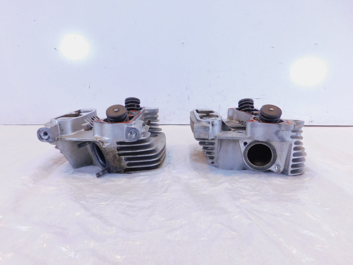 Harley Davidson Sportster 883 Hugger & Custom Silver Cylinder Heads w/ Valves - C3 Cycle