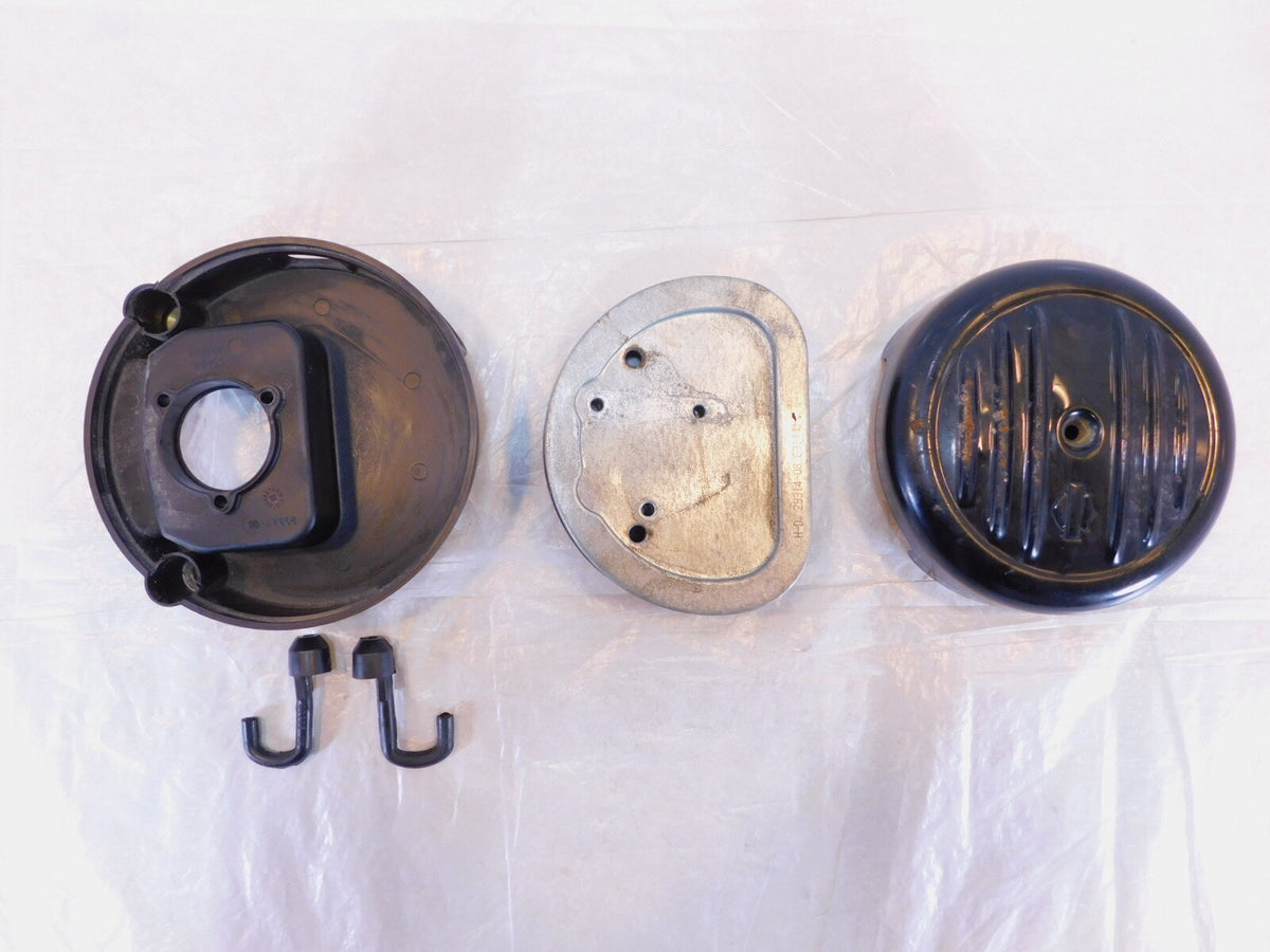 Harley Davidson Dyna Street Bob & Softail Slim Round Air Cleaner Filter Airbox - C3 Cycle