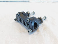 Harley Davidson Sportster 883 & 1200 & Dyna Black Handlebar Bar Riser Clamps - C3 Cycle