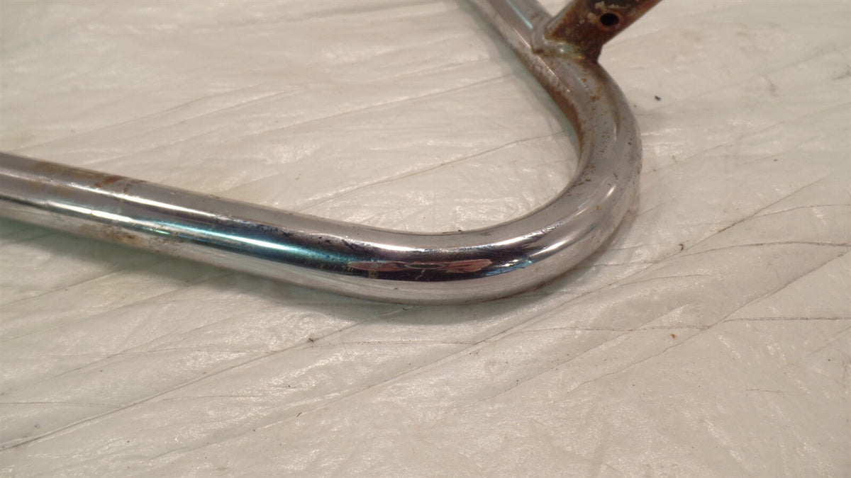 Harley Davidson Touring Road King Chrome Left Saddlebag Crash Guard - No Holes - C3 Cycle